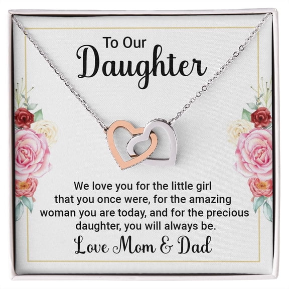To Our Daughter We Love You Inseparable Necklace