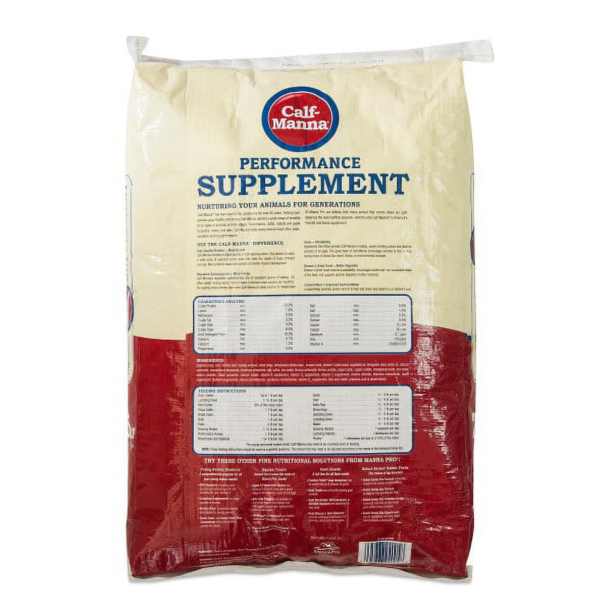 Manna Pro Calf-Manna Horse Treat Farm Animal Feed, 25lb