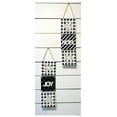 thumbnail image 4 of S/2 Noel & Joy Christmas Wooden Signs Black & White Snowflake Checkered Plaid Holiday Decorations Modern Falala Collection (S/2 Noel & Joy Black & White Signs), 4 of 9