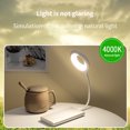 thumbnail image 3 of Lampe de Lecture Légère Lampe de Table Intelligente Angle Lumière de Bureau LED Intelligente Charge USB Réglable Lumière de Bureau pour Ordinateur Portable Bureau Extérieur, 3 of 8