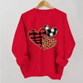 thumbnail image 6 of Valentine Sweatshirts for Women Oversized Love Heart Graphic Sweatshirts Spring Long Sleeve Crewneck Pullover Tops, 6 of 6