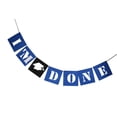 thumbnail image 1 of Cinturón de banderines de graduación I'M de graduación colgante decoración de fondo Azul, 1 of 9