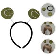 thumbnail image 4 of 2Pcs Elastic Sports Hair Band for Women Multi Color Round Shape 11.8x7.9x0.6in, 4 of 7