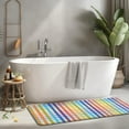 thumbnail image 2 of Colorful Striped Checkered Pattern Kitchen Rug Mat,Kitchen Runner Rugs Non Skid Washable,Decorative Kitchen Floor Mats for Kitchen,Sink,Laundry,17"x47.2", 2 of 7