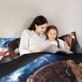 thumbnail image 6 of Homewish Baseball Game Bedding Comforter Set,Sport Theme Twin Comforter Sets,Brown White Bedding Set For Boys Teens,Ultra Soft Home Decor Reversible,2 Pieces, 6 of 9