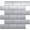 Brush Silver, variant on 10 Sheets Grey Slate Peel and Stick Backsplash Wall Tiles, 12"x12" Self Adhesive PVC Subway Tile for Kitchen Backsplash, 10 Sheets