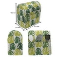thumbnail image 4 of Tropical Stand Mixer Cover, Monstera Leaves in Gradient Monochrome Tones Exotic Minimal Graphic, Kitchen Appliance Organizer Bag Cover with Pockets, 5 Quarts, Lime Green and Emerald, by Ambesonne, 4 of 4