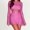 Hot Pink, variant on Tbopshirt Women's 2 Piece Outfits Fashion Solid Women Casual Long Sleeve Long Sleeve Round Neck Sets Wide Leg Pants