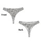 thumbnail image 3 of Fotbe Silver Glitter Tanga Sin Costuras para Mujer con Estampado – Panties Invisibles, Transpirables y Cómodos para Uso Diario-3X-Large, 3 of 6