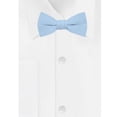 thumbnail image 2 of Jacob Alexander Boy's Kids Pretied Banded Adjustable Solid Color Bowtie - Sky, 2 of 4