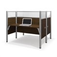 thumbnail image 1 of Bestar Pro-Biz Double Face to Face Desk in Chocolate, 1 of 2