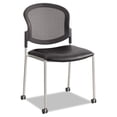 thumbnail image 2 of Diaz Guest Chair, Mesh Back/Vinyl Seat, Black, 2 of 2