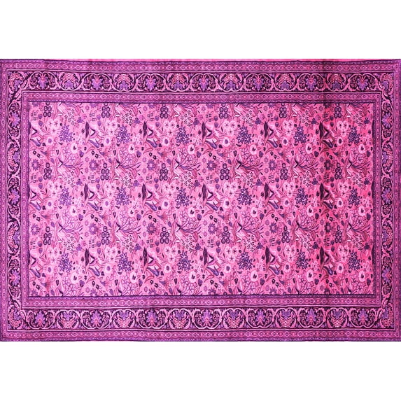 Ahgly Company Indoor Rectangle Persian Pink Traditional Area Rugs, 2' x 4'