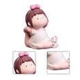 thumbnail image 1 of Linda figura de chica deportiva, figura de niña de yoga, figura de niña de yoga de dibujos animados, figura de niña de pose de yoga, ultra sensible Jadeshay A, 1 of 8