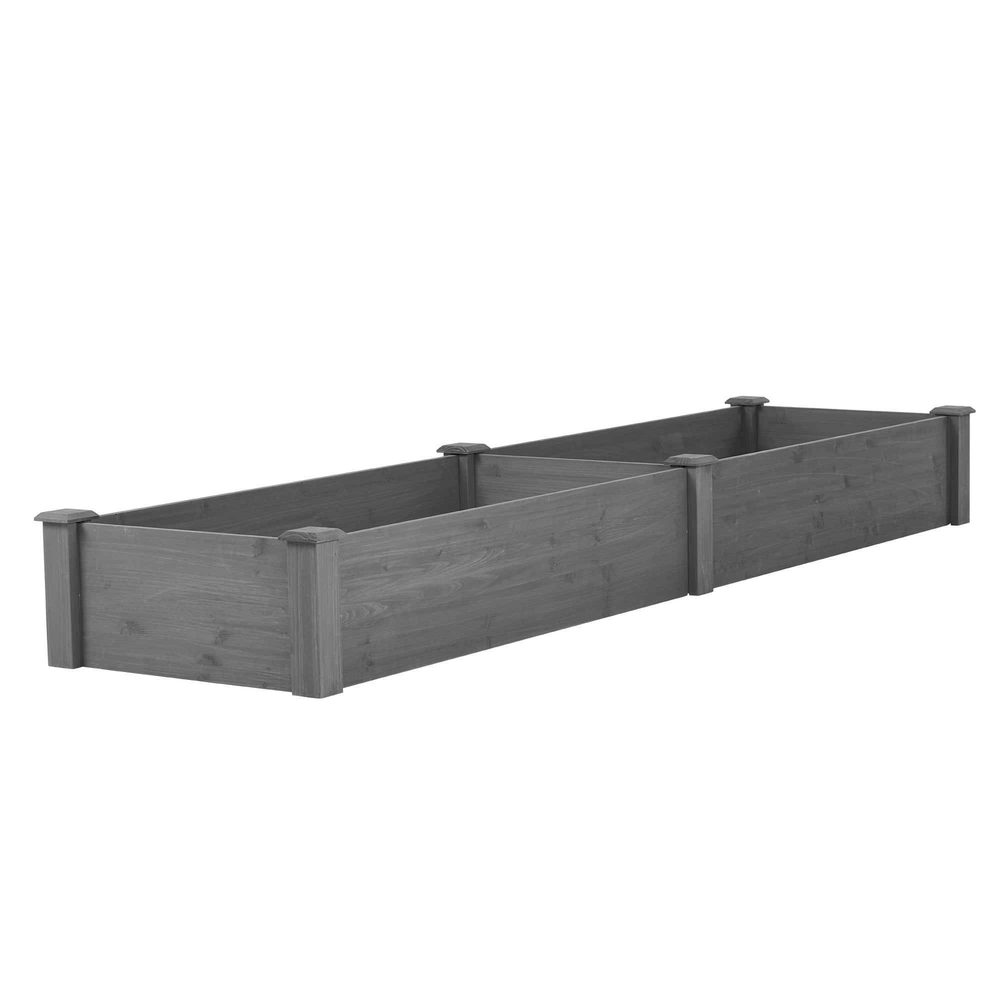 Over Ground Raised Garden Bed 96x28x10'', Large Planter Box, Tool-Free Assembly