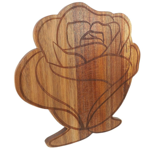Chopping Board Wooden Cutting Board For Kitchen Serving Platter Cheese Fruit 1Pack