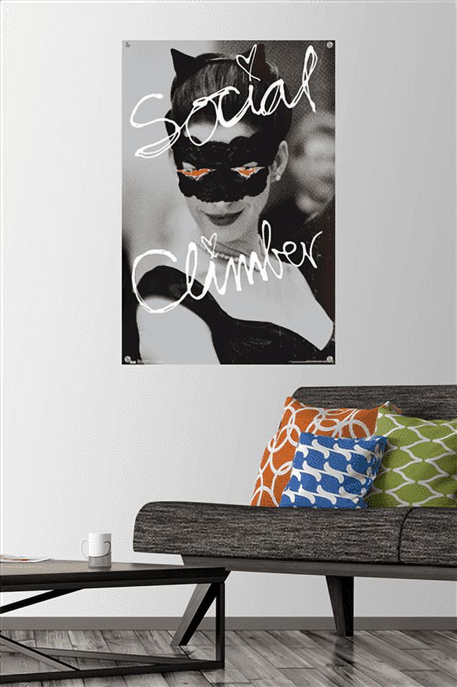 DC Comics Movie - The Dark Knight Rises - Catwoman - Social Climber Wall Poster with Push Pins, 22.375" x 34"