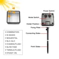 thumbnail image 3 of Lampe Solaire Fil De Cuivre 7m, 50 Led Cuivre, Impermable, Ciel Toil, Blanc Chaud, Convient Pour Dcoration Intrieure Et Extrieure, Jardin, Nol, An, 3 of 5