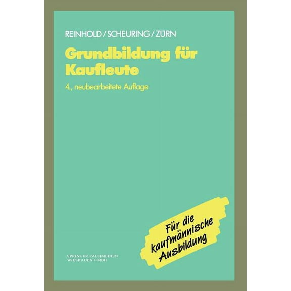 Grundbildung Für Kaufleute, (Paperback)