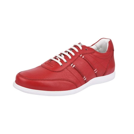 LIBERTYZENO Mens Leather Casual Walking shoes  Black