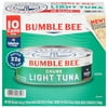 Bumble Bee Chunk Light Canned Tuna in Water, 5 oz, 10 Count