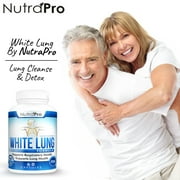 White Lung - Lung Cleanse and Detox Supplement. Support Clear Lungs and Lung Health by NutraPro