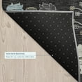 thumbnail image 5 of Addison Rugs Chantille Indoor/Outdoor Traditional Black Machine Washable Rectangle Rug, 10' x 14', 5 of 8