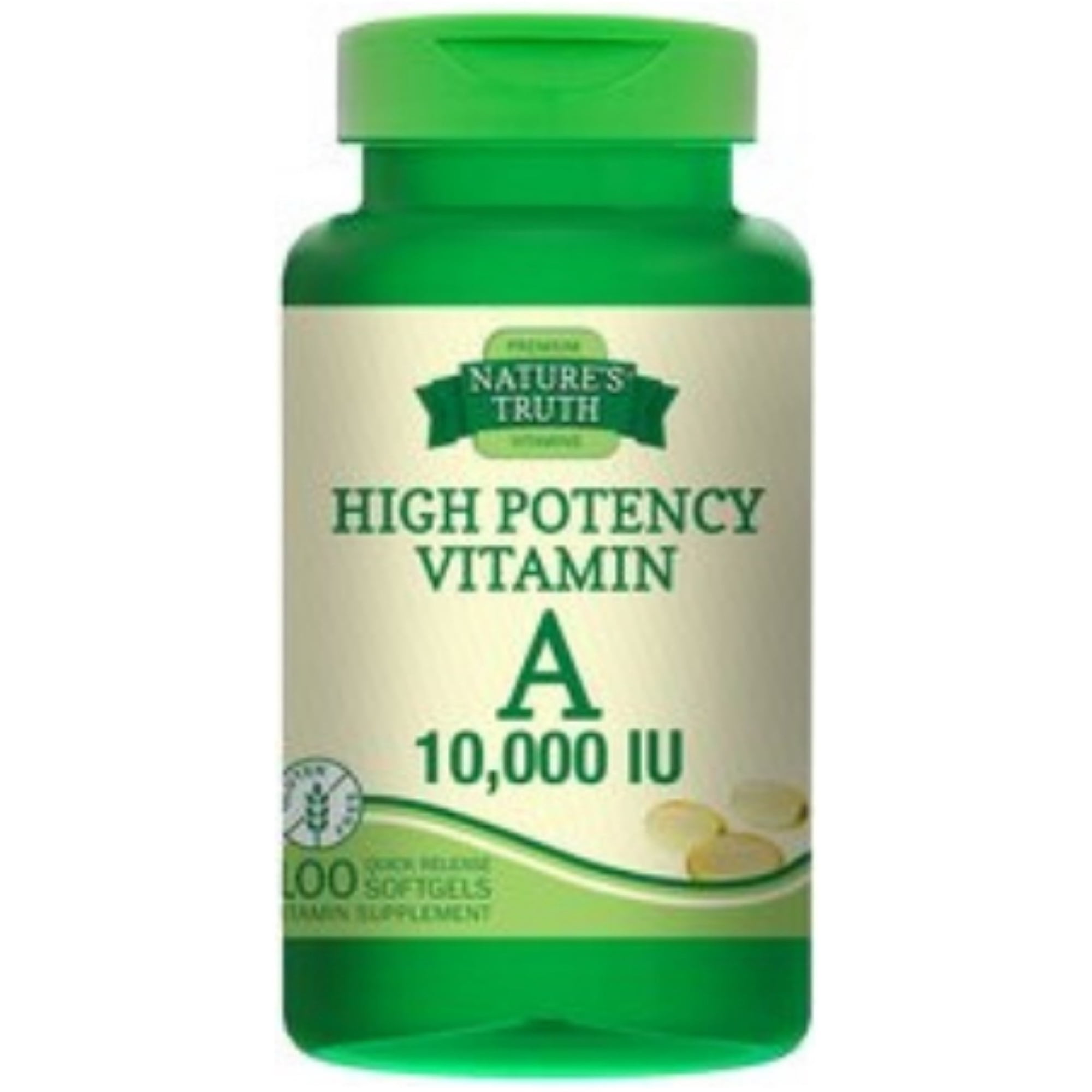 Nature's Truth Vitamin A 10,000 IU Quick Release Softgels, - (Pack of 2)