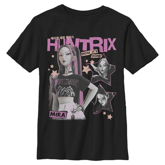 Boys KPop Demon Hunters Pop Star Huntrix Mira T Shirt