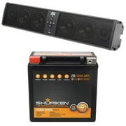 MTX MUD6SPBT Six-Speaker Bluetooth Soundbar for ATV/UTV/RZR+Battery