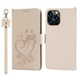 thumbnail image 2 of TECH CIRCLE Compatible Case For iPhone 13 Pro Max 6.7 inch,Luxury 360 Protection PU Leather Flip Wallet Magnetic Stand with Wrist Strap Cover.For iPhone 13 Pro Max,Rosegold, 2 of 8