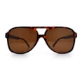 thumbnail image 5 of Polarized Mens Classic Oversized Racer Sport Plastic Sunglasses Tortoise - Brown, 5 of 8