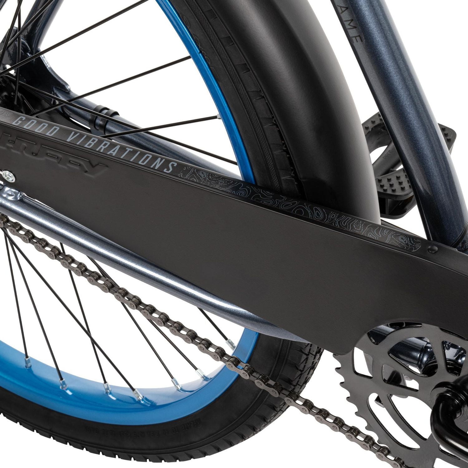 Huffy Men's Good Vibrations 26 in Cruiser Bike, Shiny Grey