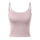 thumbnail image 1 of Camiseta sin mangas de cuello redondo para mujer, tejido suave y transpirable, blusa básica elástica, prenda informal para el día a día con vaqueros, para todas las estaciones, 1 of 8