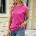 thumbnail image 4 of Sngxgn T Shirts Women Cute Graphic Shirt Fall Tees Tops(Hot Pink,S), 4 of 6