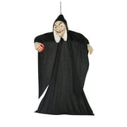 Halloween Black Middle Witch Hanging Decoration, 34 in, by Disney