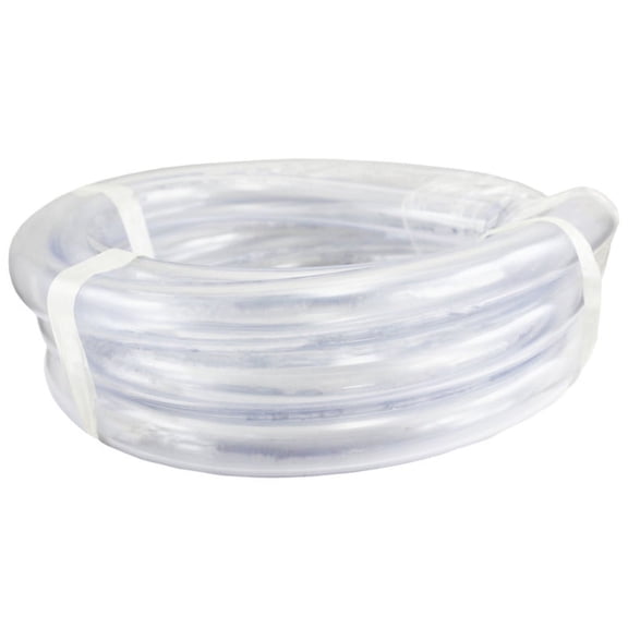 25 ft x 1/2 ID Low Pressure Clear Flexible PVC Tubing Heavy Duty UV Chemical Resistant Vinyl Hose