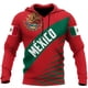 thumbnail image 2 of Sudadera con capucha de águila mexicana para hombre, emblema de México, bandera nacional, estampado 3D, sudaderas con capucha de manga larga, ropa unisex informal de gran tamaño, 2 of 5