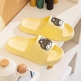thumbnail image 2 of Womens Cute Cartoon Comfort Platform EVA Slide Sandals Lightweight Non-slip for Pool Beach Travel Indoor Outdoor Yellow,Size 4.5-6, 2 of 7