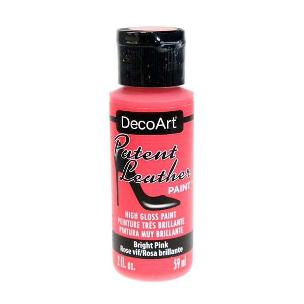Patent Leather Paint bright pink, 2 oz. (pack of 6)