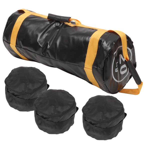 TABLZONE Weighted Bag for Fitness Muscle Strengthening with Wear Resistant PVC Black Design