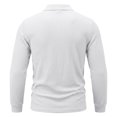 thumbnail image 4 of SUYIDA Mens Long Sleeve Polo Shirts Slim Fit Textured Knit Casual Stretch Pullover for Fall Winter Warm Loose Fit Long Sleeve Polo, 4 of 4