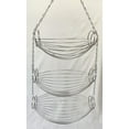 thumbnail image 5 of 3-Tier Chrome Wire Hanging Basket, Fruit Organizer Basket, 5 of 5