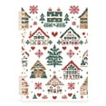 thumbnail image 7 of FORMRS 1-Subject Spiral Notebook 8" x 5" College Ruled 60 Refillable Sheet, 2 Pack, Beige Nordic Christmas House, 7 of 7