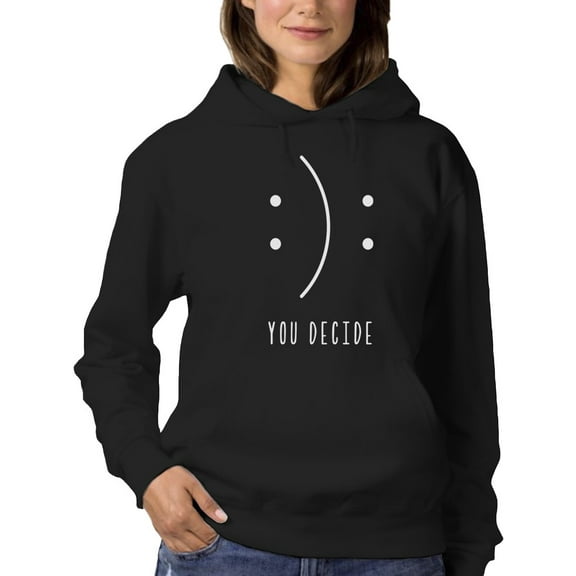 You Decide Hoodie Women -GoatDeals Designs, Female Large