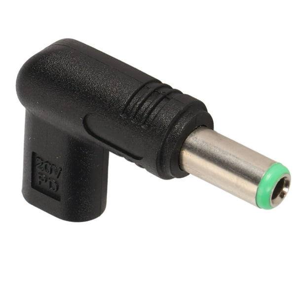 Adaptador de Tipo C A CC, Adaptador de Corriente 5a Tipo C A CC 100W PD Carga Rápida 6.3x3.0 mm Para Electrónica