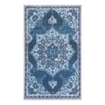 thumbnail image 3 of Unique Loom Renaissance Collection Area Rug - Roma (3' 3" x 5' 3" Rectangle Navy Blue/Aqua), 3 of 7