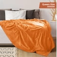 thumbnail image 2 of Cama polar Blanket Utopia, tamaño queen, naranja quemado, 300 g/m², 2 of 9