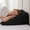 Black, variant on Wedge Pillow for Acid Reflux, Bed Wedge Pillow for Headboard 10", Pillow Wedge for Back Pain Relief, Post Surgery, Elevated Pillows for Sleeping, Snoring, Triangle Pillow with Cover, White