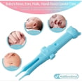 thumbnail image 3 of 4 Piece Baby Nose Remover, Infant Booger Picker Nose Tweezer Safe And Effective Clip Care, 3 of 5